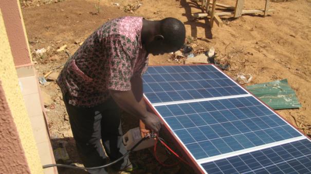 F Ausbildungswerkstatt für Solartechnik in Tikaré fertiggestellt 9
